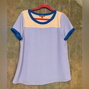 Hive & Honey color block ringer blouse tee